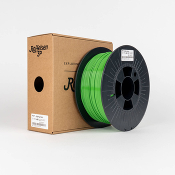 Filament Roffelsen 3D PET 1,75 mm 1 kg Jasny Zielony