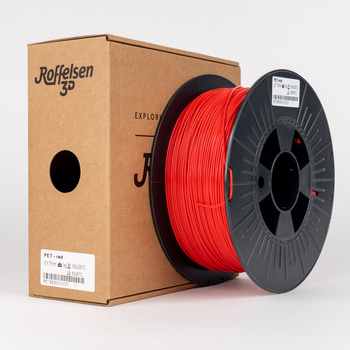 Filament Roffelsen 3D PET 1,75 mm 1 kg Czerwony