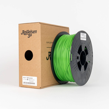 Filament Roffelsen 3D PLA 1,75 mm 1 kg Jasny Zielony