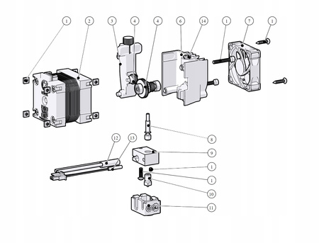 Ekstruder E3D Hemera Direct 1,75mm 12V