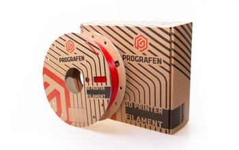 Filament Prografen PLA 1,75 mm 0,5 kg Czerwony