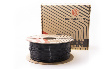 Filament Prografen Graphene  PET-G 1,75 mm 1 kg Czarny