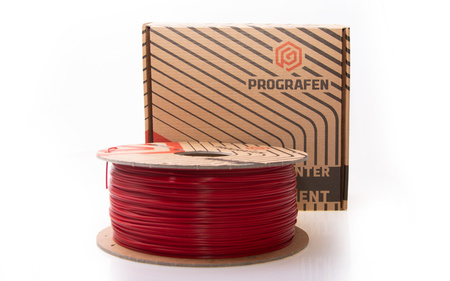 Filament Prografen PLA 1,75 mm 1 kg Czerwony