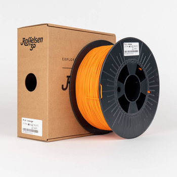 Filament Roffelsen 3D PLA 1,75 mm 1 kg Pomarańczowy